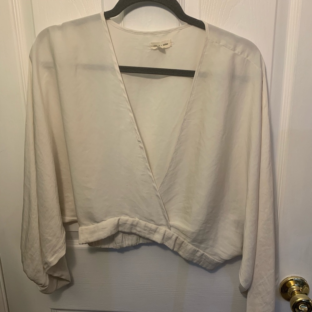 Urban Outfitters cross long sleeve top